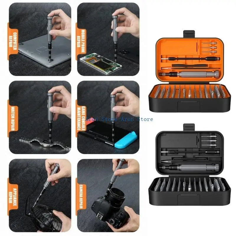 H3CF 150 in 1 เครื่องมือไขควงที่แม่นยำชุดสำหรับผู้ที่ชื่นชอบ DIY และมืออาชีพ