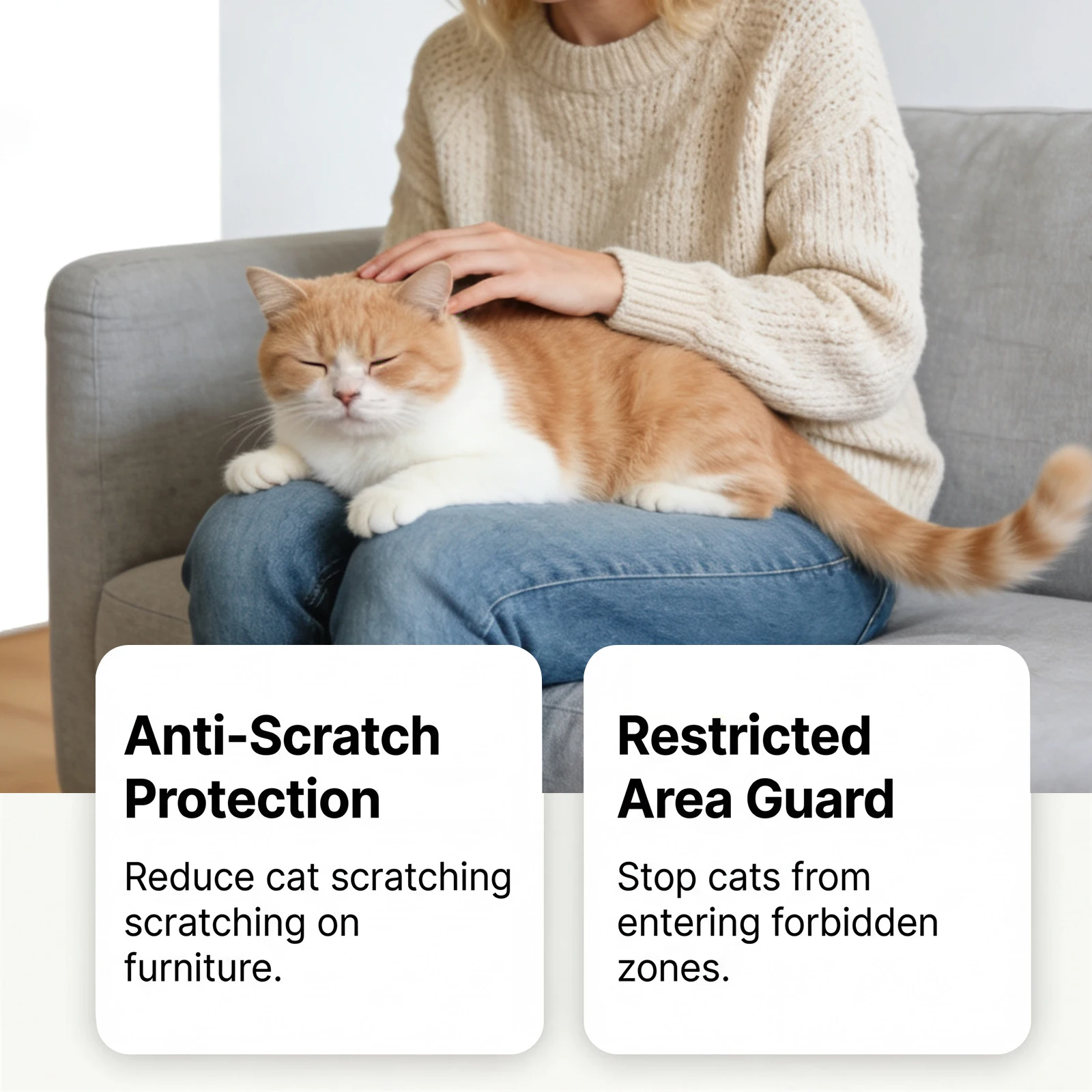 Cat Repellent Spray Indoor Outdoor Stop Sofa Scratching Urine Marking Long Lasting Furniture Protector Pet Deterrent Spray 100ml