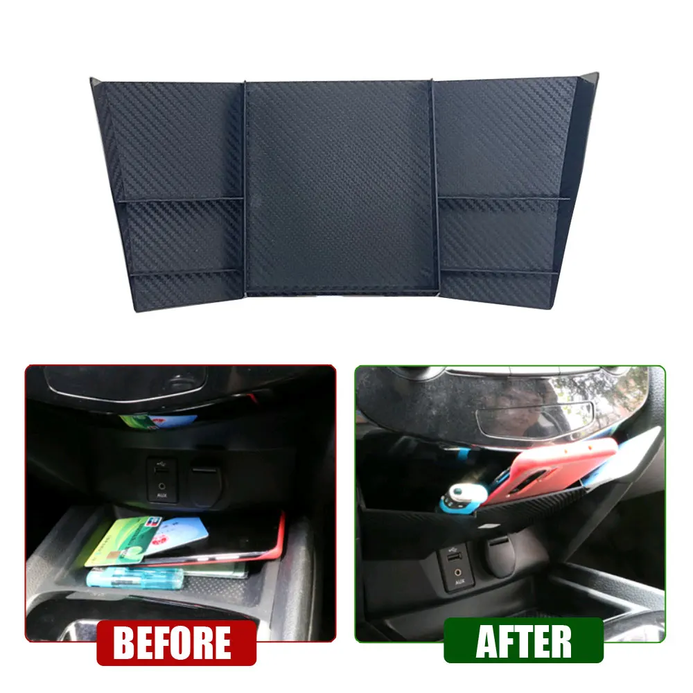 1 Set Car Center Console Storage Box ABS Car Decorative Storage Box Car Interior Accessories For Nissan X-trail T32 2014-2021