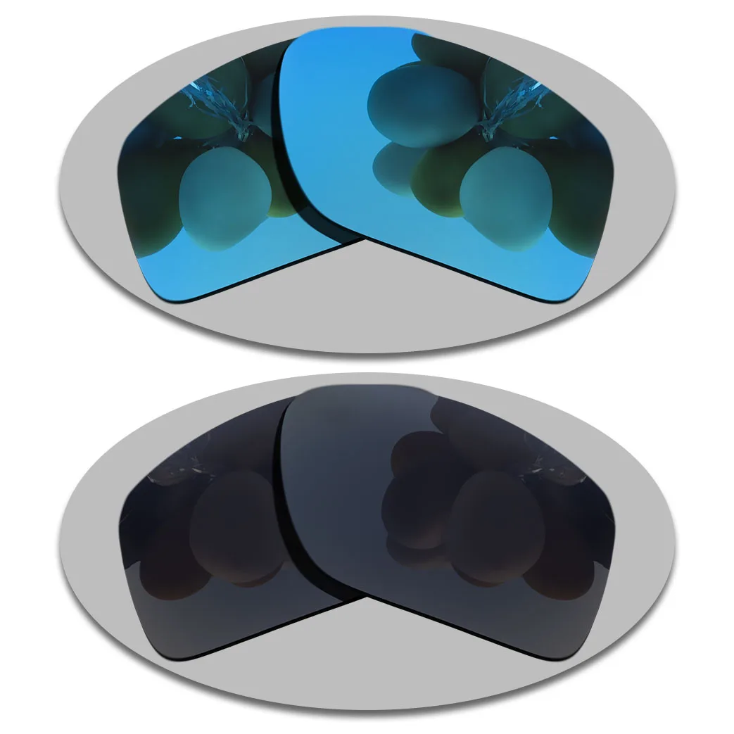 

Sky Blue&Grey Black Lenses Replacement For-Costa Del Mar Corbina Polarized Sunglasses
