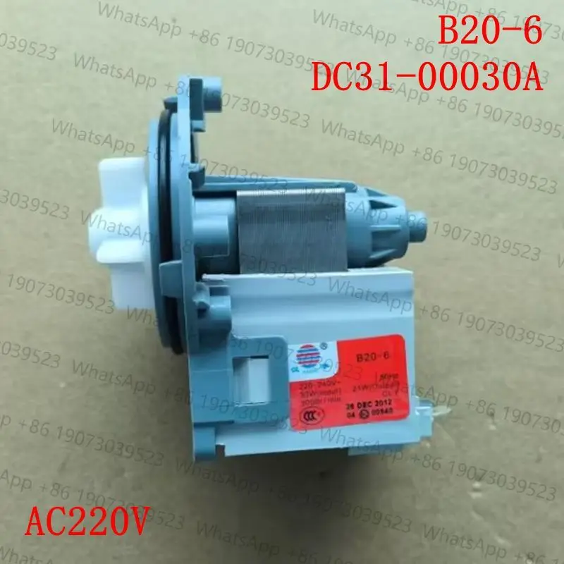 for Samsung washing machine drainage motor drainage pump B20-6  DC31-00030A AC220V 50HZ parts