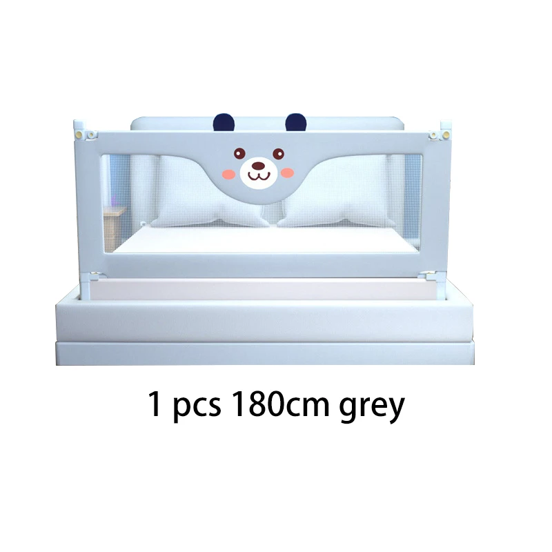 IMBABY Bettleiste, anhebbarer Krippenschutz, verstellbarer Handlauf, Bettsicherheit, Kinder, waschbar, Baby-Sicherheitsbett, Barriere, Stoßstange