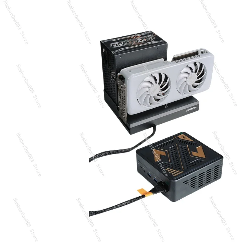 Mini pc mcio graphics card docking station kit ryzen r7h255 all-in-one pc gaming external graphics card small form factor