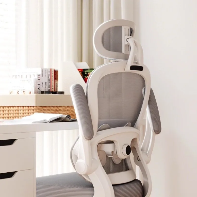 ‌Ergonomic Office Chair for Home Computer Desk Chair with Lumbar Support Comfort Seat Hours, Adjustable Backrest Women Dorm Work