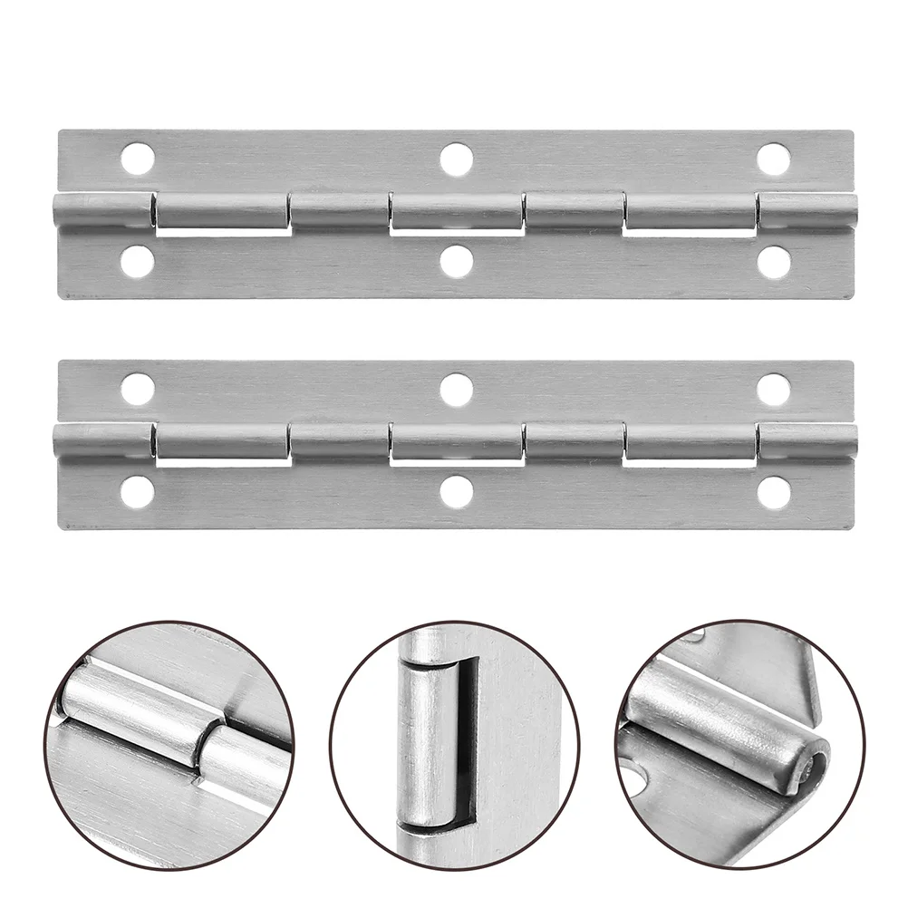

6Pcs Stainless Steel Piano Hinges Heavy Duty Continuous Long Hinges Cabinet Hardware Furniture Use Piano Hinge