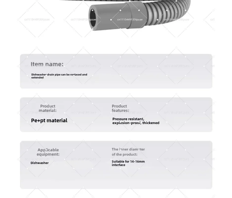 1pcs Drain connector fitting for Xiaomi Mijia dishwasher