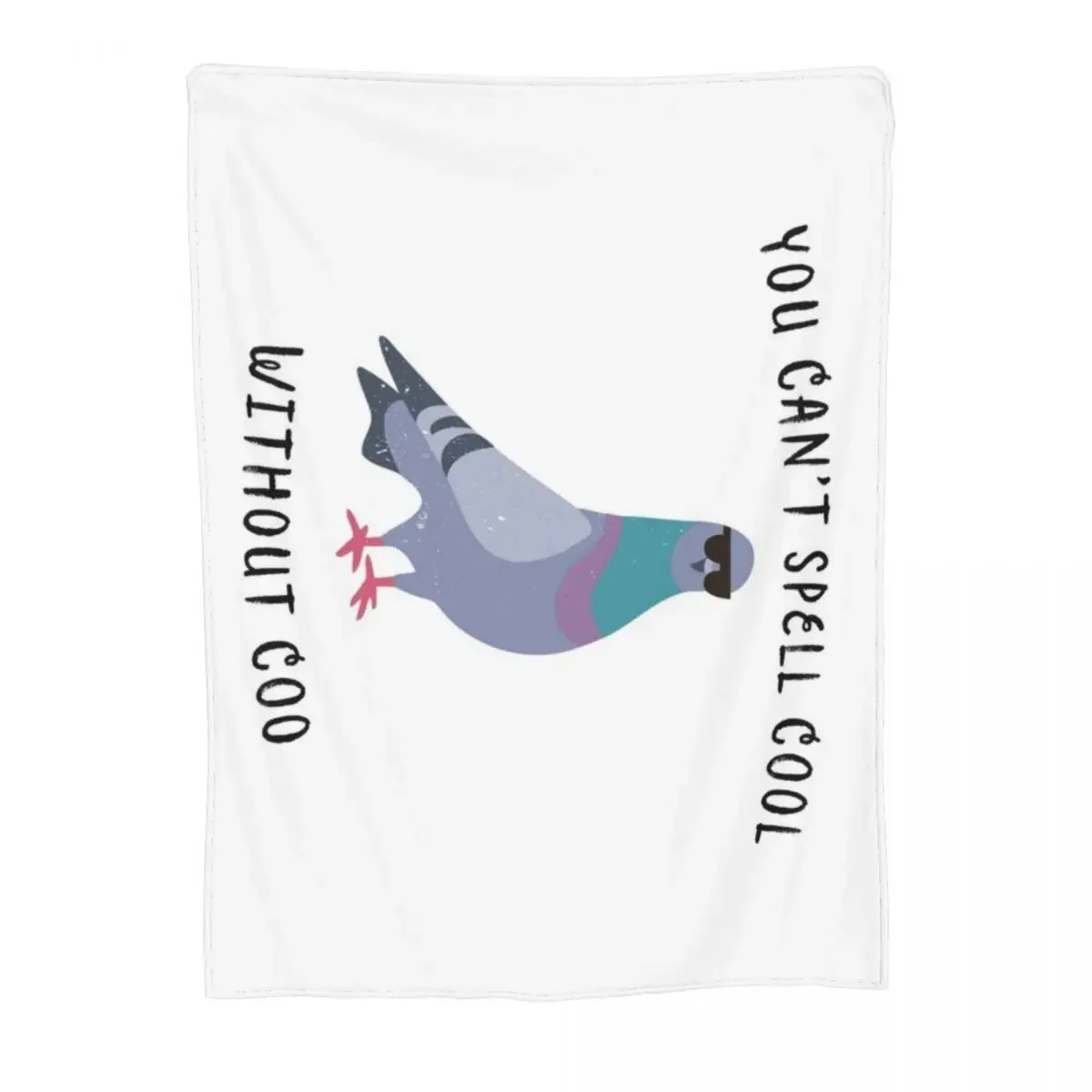 

3d Printed Blanket Cool Pigeon Throw Blanket Thermal Blankets for Travel Vintage Blanket Children Birthday Christmas Gift