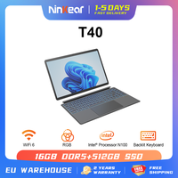 Ninkear T40 Laptop TouchScreen 2 in 1 Tablet Intel N100 14 Inch FHD 16GB DDR5+512GB SSD Wifi 6 RGB Backlit Keyboard With Stylus