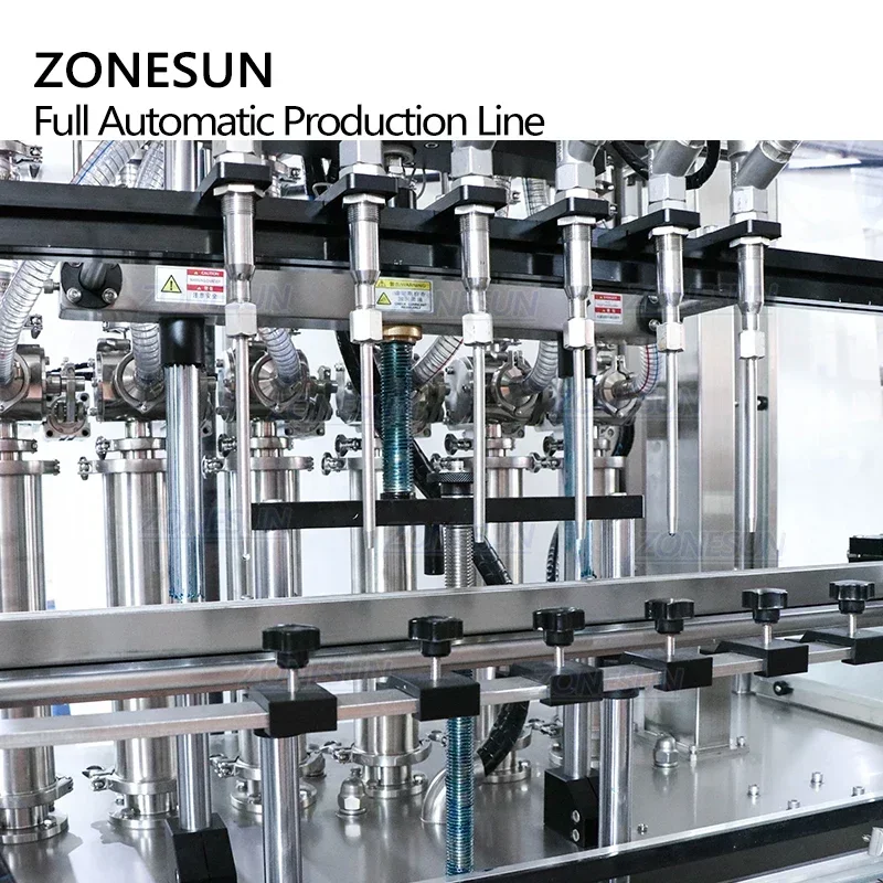 ZONESUN ZS-FAL180EX خط إنتاج أوتوماتيكي كامل مقاوم للانفجار معجون الكحول السائل آلة تعبئة وتغطية العلامات