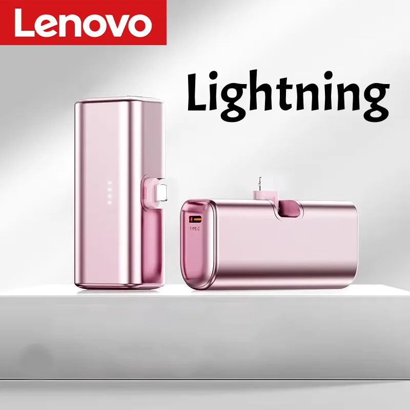 Lenovo 22.5W Snelladen 500000mAh Mini Draagbare Oplader USB-C Powerbank Geschikt voor iPhone 16/15 Serie en Android Apparaten - afbeelding 1