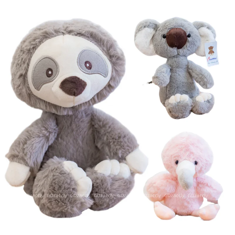 

Promiton 1pc Super Soft Sloth Koala Pink Toucan Stuffed Animals Fuzzy Cuddly Plushie For Girl Boy Birthday Gift