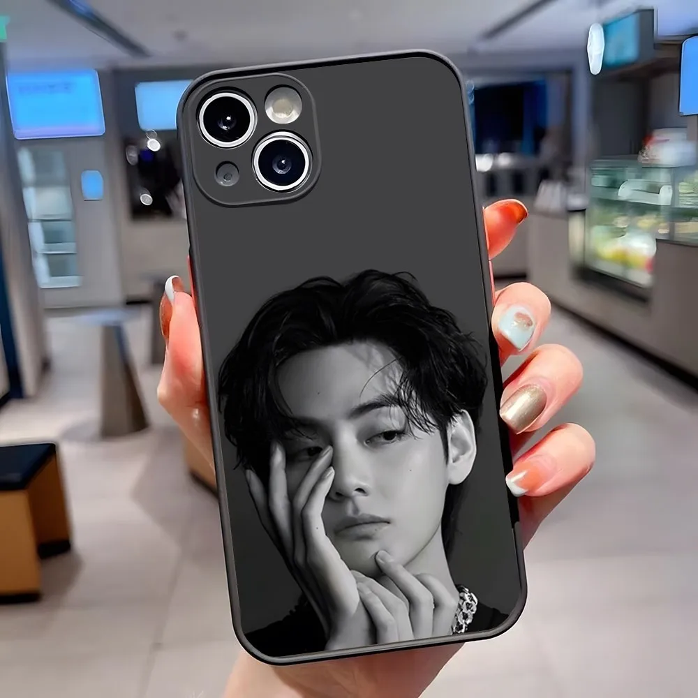 Kim Taehyung Phone Case Matte Translucent For IPhone 15 Pro 14 Pro Max 13 11 12 Mini Xs X Xr 7 8 Plus Se Back Cover