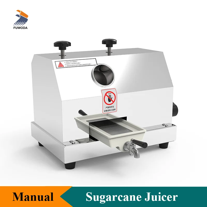 Professional Manual Sugarcane Juicer Machine New Design Large Capacity Sugar Cane Squeezer Crusher Stainless Steel