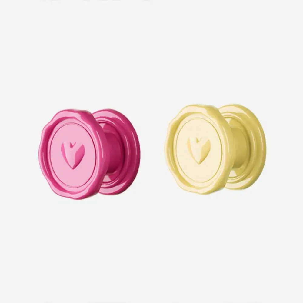 

6pcs Dopamine Color Door Handle Self-adhesive No Punching Toilet Tank Button Plastic Strong Load-bearing Capacity Clothing Hooks