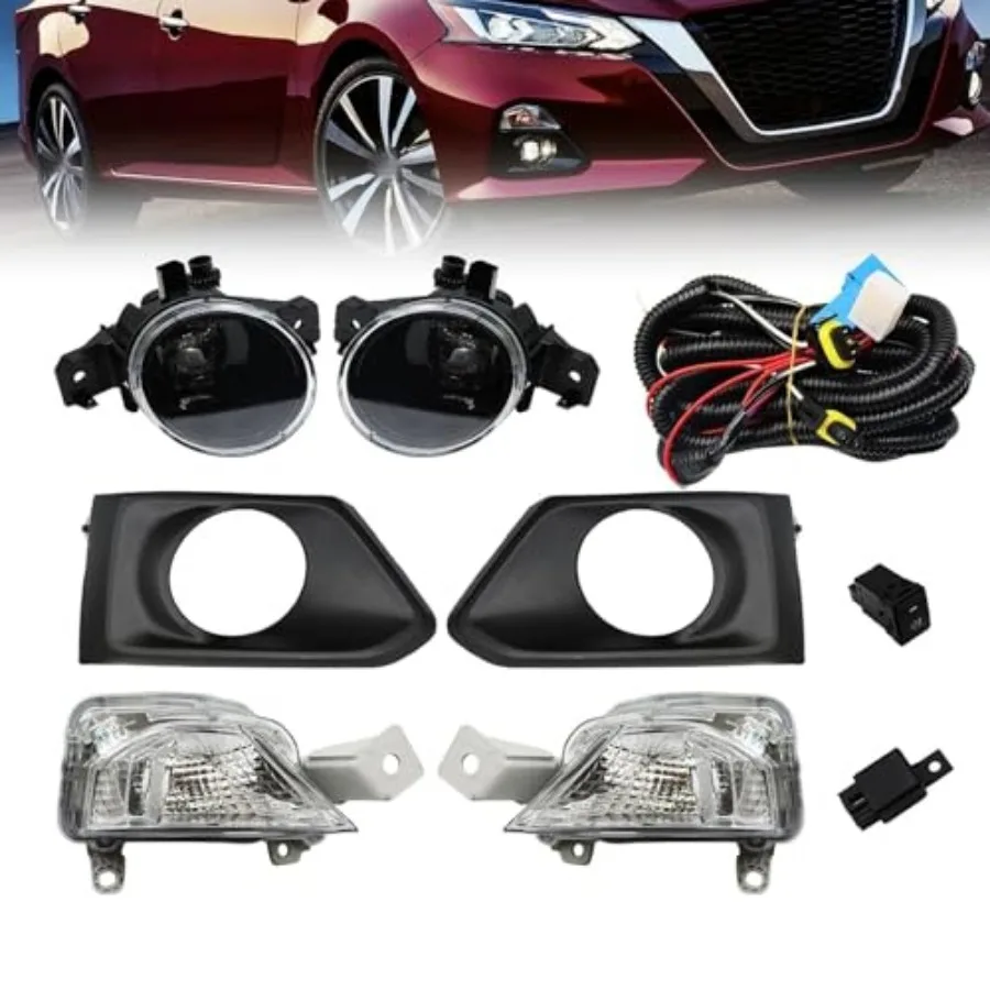 

Фара противотуманная с указателем поворота в сборе, совместимая с Altima 2019-2021, с проводкой и переключателем, номера деталей 261356CA0A, 261306CA0A