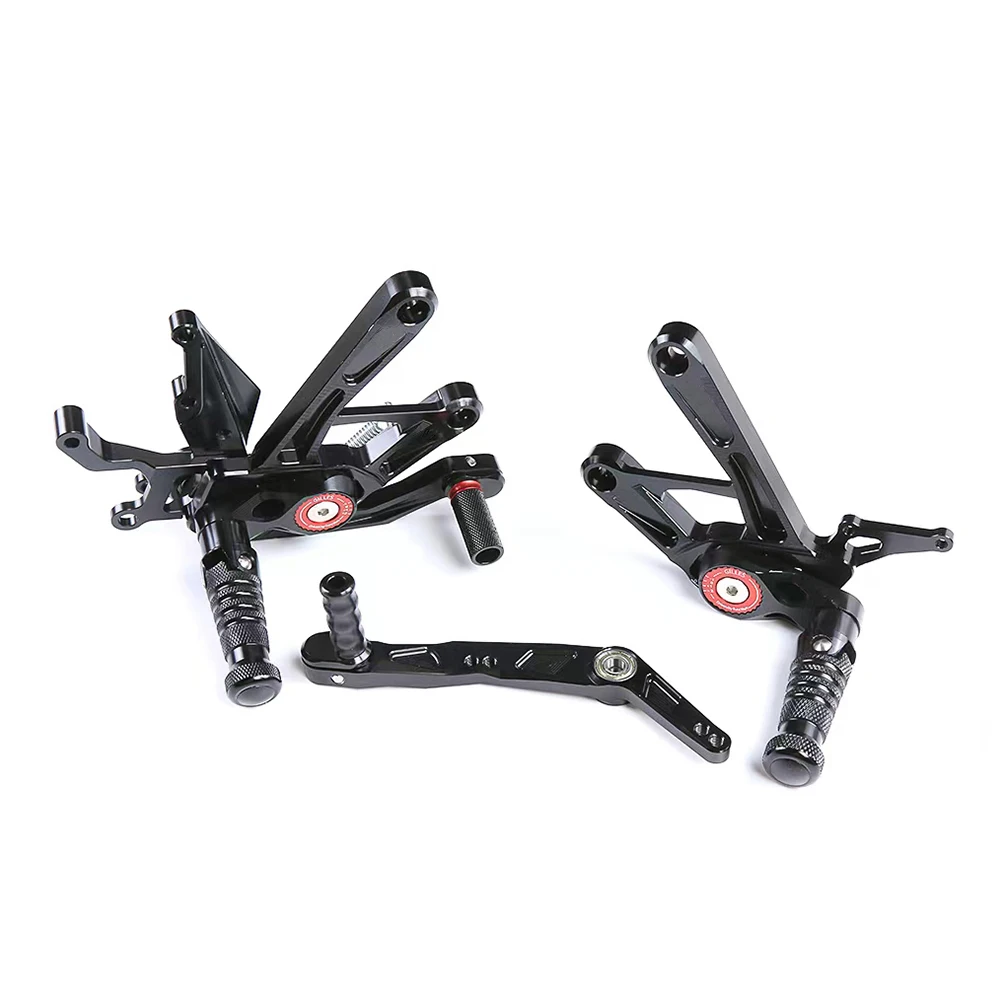 For Yamaha YZF-R1 YZF-R1M 2015-2024 Footrest Carbon Fiber Rearset Foot Pegs Heel Wing Adjuster YZF R1 & R1M Rearests Accessoires