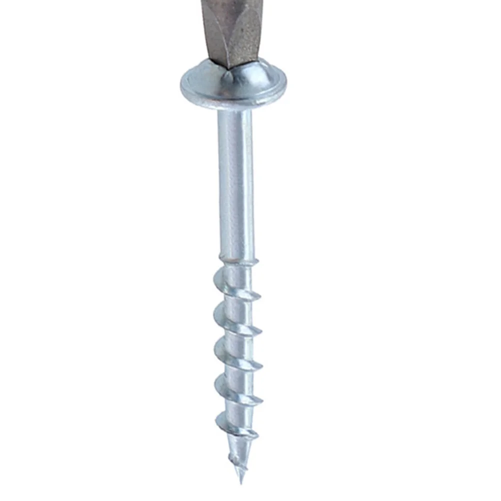

100 Pcs Self-tapping Screws Half Tooth Oblique Hole Woodworking Dedicated Masonry