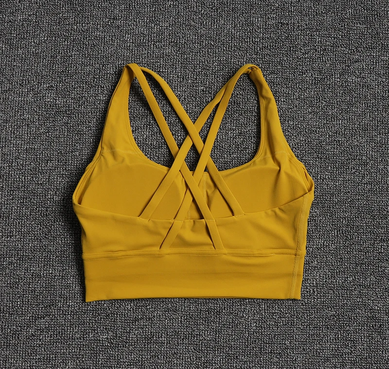 Nylon Yoga Set Gym Two Piece Sets Womens Bra Top Women Cycling Shorts Sport Fitness Sportswear 45 Colors Womens Clothing