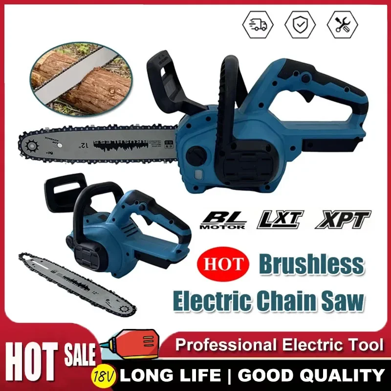 

Аккумуляторная цепная пила Fit Makita с бесщеточным двигателем, беспроводная, для резки дерева