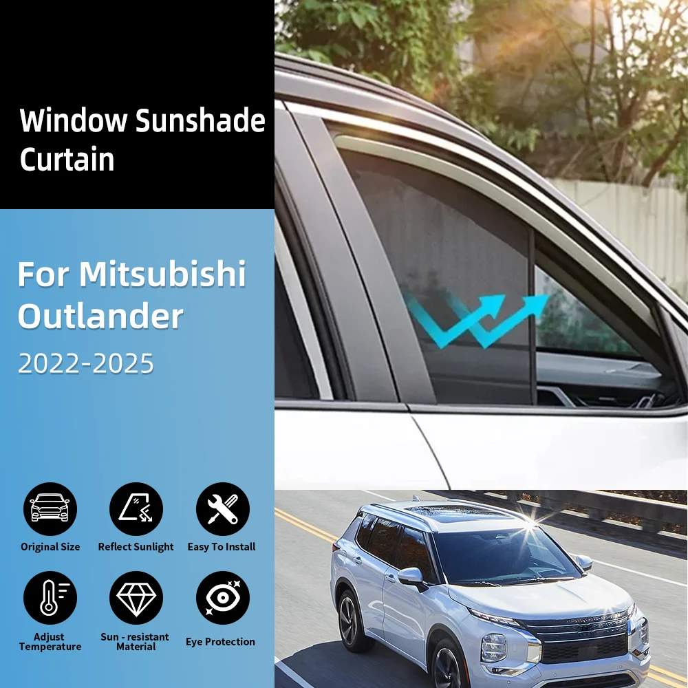 

Custom Magnetic Car Window Sunshade For Skoda Octavia Combi 2022-2025 Curtain Mesh Front Windshield Frame Curtain
