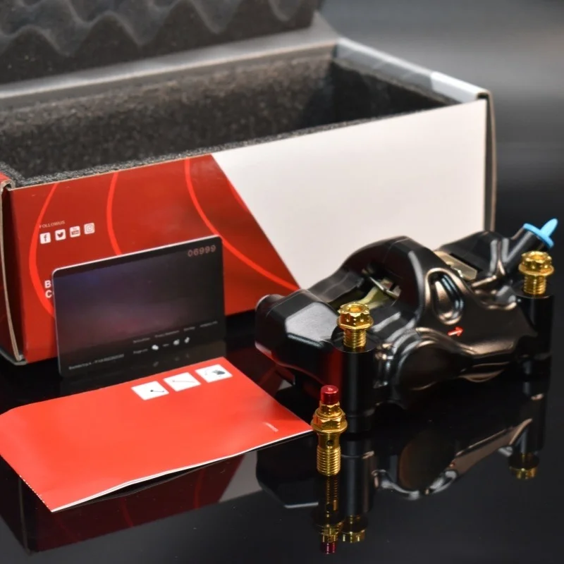 

Motorcycle 484 large radiation brake caliper 100MM installation spacing, aluminum alloy piston suitable for front wheel braking