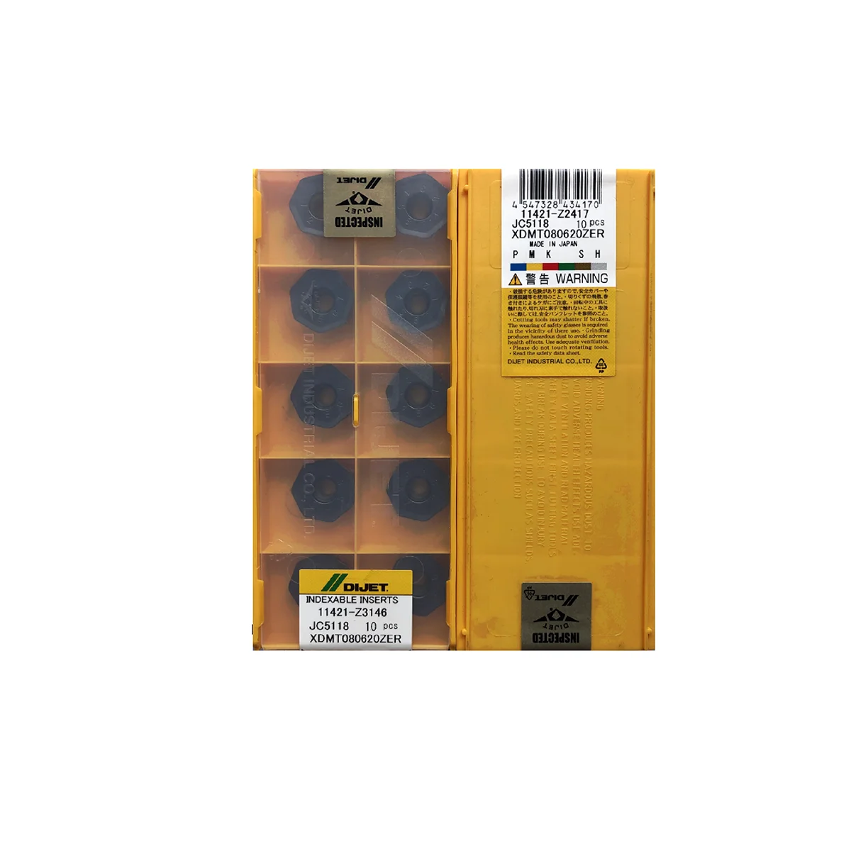 

100% Original XDMT08/0806/080620/080620ZER JC8050/JC8015 Milling & Turning Inserts