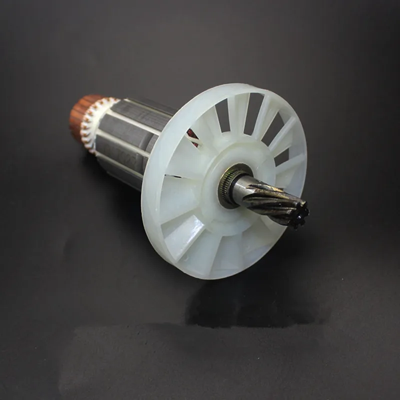 1pc For 0810 Electric Hammer 220-240V Armature Rotor (7 Teeth 165MM Length) Anchor Motor / Stator (45mm Height) High Power