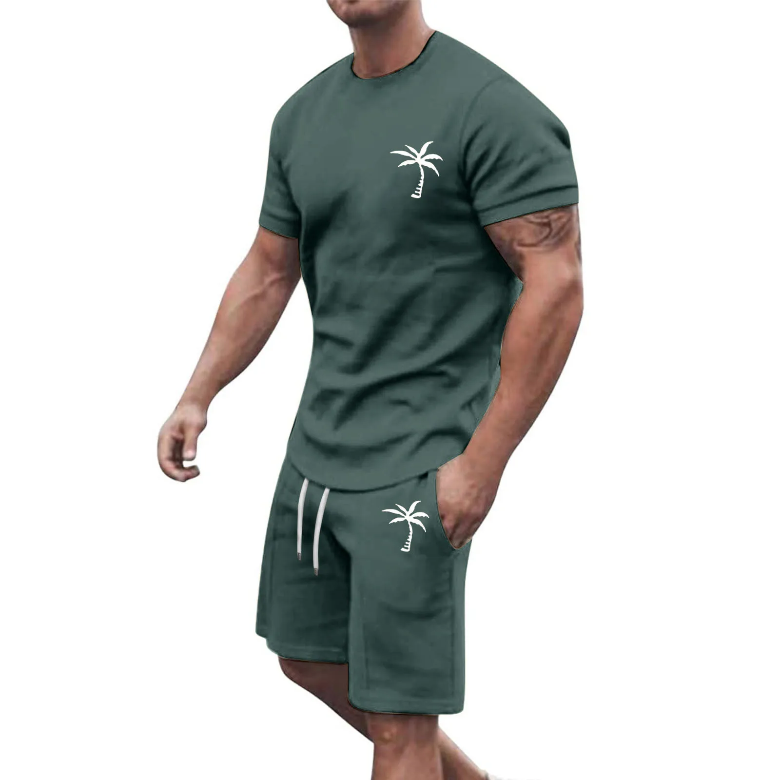 

Conjunto Moletom Masculino Shorts Playeras Para Hombre Men's Summer Classic Tracksuit 2 Piece Outfits Trajes Deportivos Beach