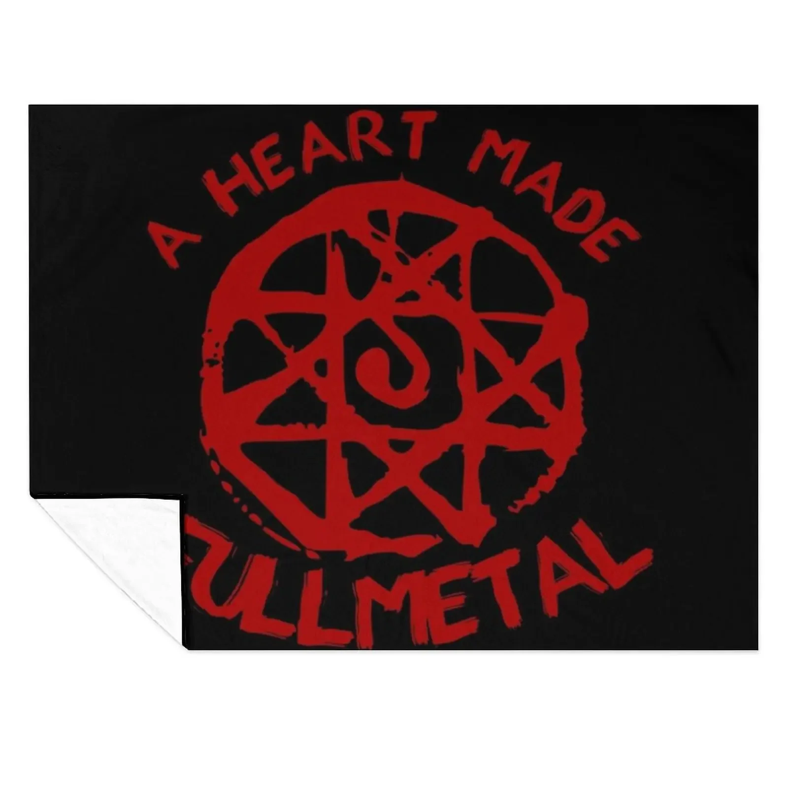 

A Heart made Fullmetal Throw Blanket Nap Tourist wednesday For Sofa Thin Blankets
