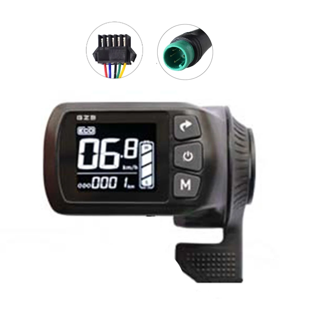 FOCAS E-bike LCD Display Panel Thumb Throttle Electric Bicycle Scooter GZ3 G23 for Ebike controller 24V 36V 48V 52V 60V