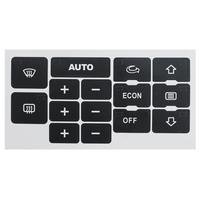 Car Front Center Console Air Condition Switch Stickers For Audi A6 C5 AC Climate Control Button Repair Sticker Decal Accessories