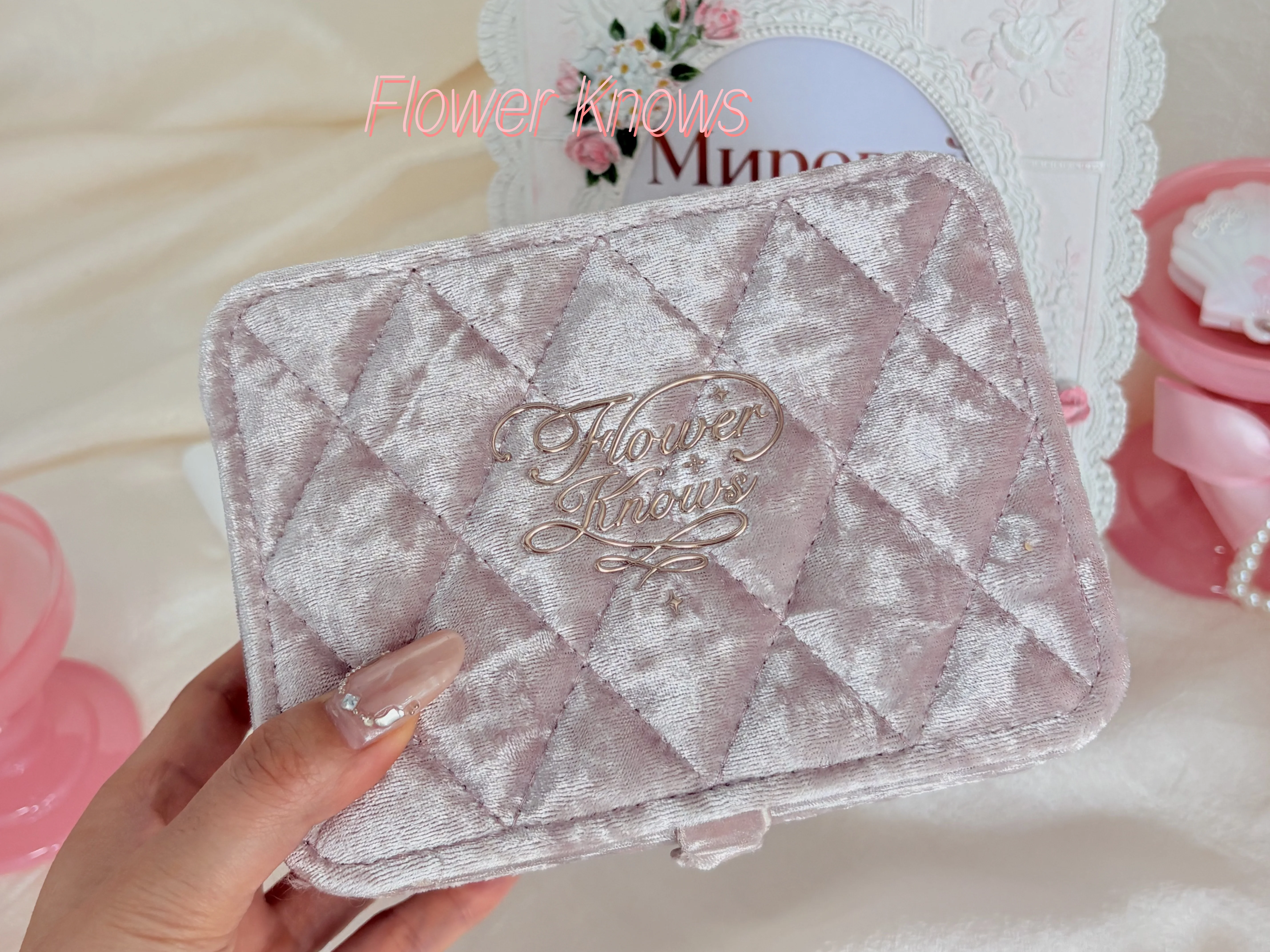 Flower Knows 2026 Limited Edition Flocked Jewelry Box