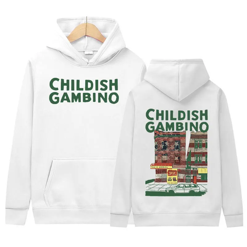 Childish Gambino This Is America Album Hoodie Men Hip Hop Fashion Pullover Sweatshirt Unisex Retro Oversized Hoodies Streetwear