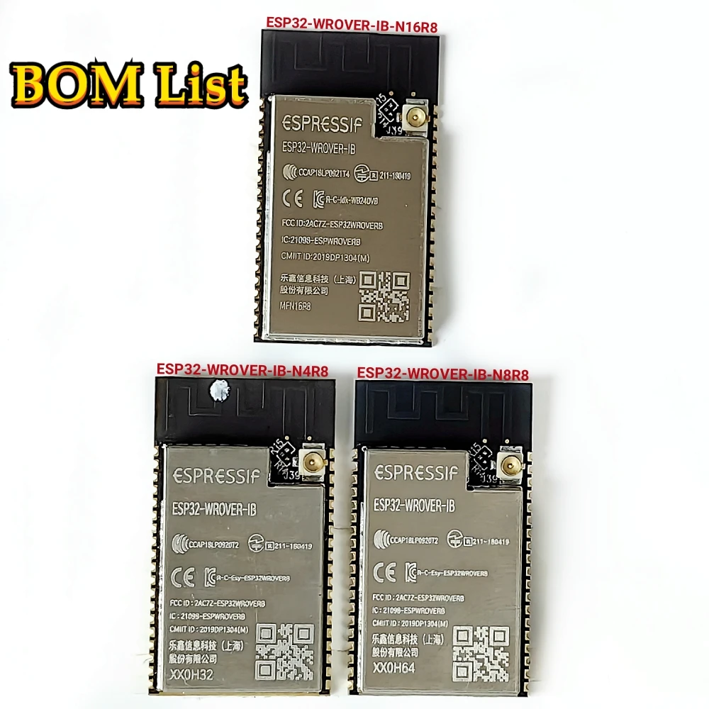 

10 шт. ESP32-WROVER-IB 4 МБ 8 МБ 16 МБ флэш-антенный модуль ESP32 Ipex на базе ESP32-D0WD WiFi-BT-BLE MCU модуль 8 МБ PSRAM