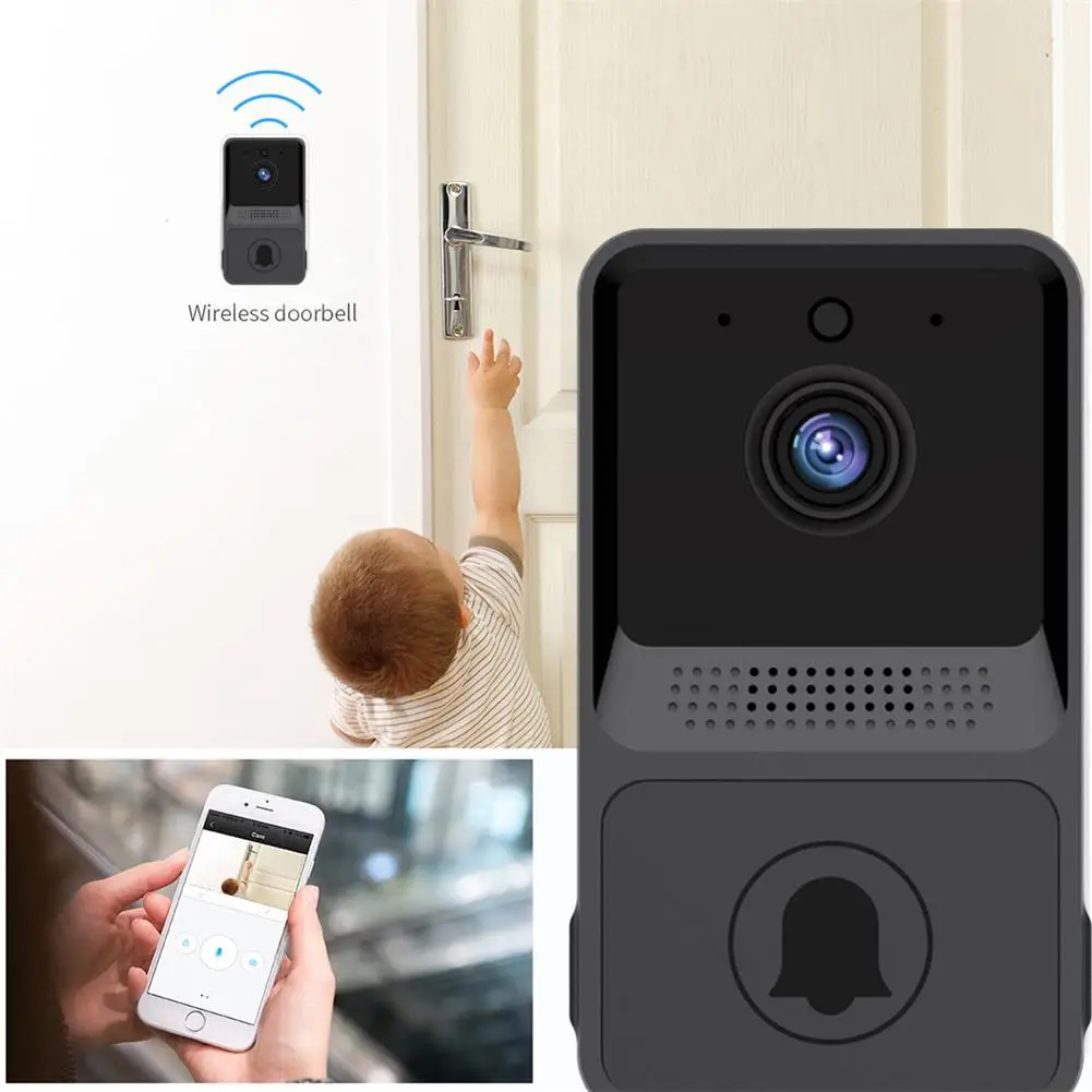 Outdoor Wireless Doorbell Wifi Video Camera Digital Ring Smart Home Security Protection Intercom Night Vision Phone Door Bell
