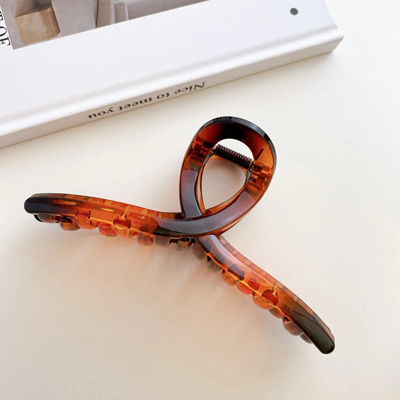 2026 Neue Elegante Hohle Haarklammer für Frauen, Kunststoff-Haarklammer, Vintage-Haarspangen, Haarband, Haarnadel, Haarkrabbe, Haaraccessoires – Detail 36
