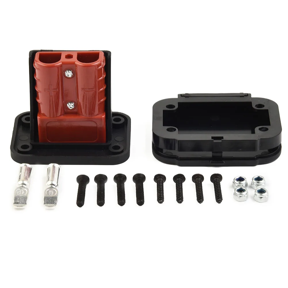 Imagem -04 - Montagem Embutida Dupla para Anderson Plug Suporte de Montagem Caravana Reboque Caminhão Conexão Conector 50 Amp 1pc