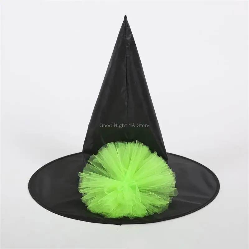 Children Unisex Halloween Witch Hat Masquerade Wizard Hat Cosplay Costume