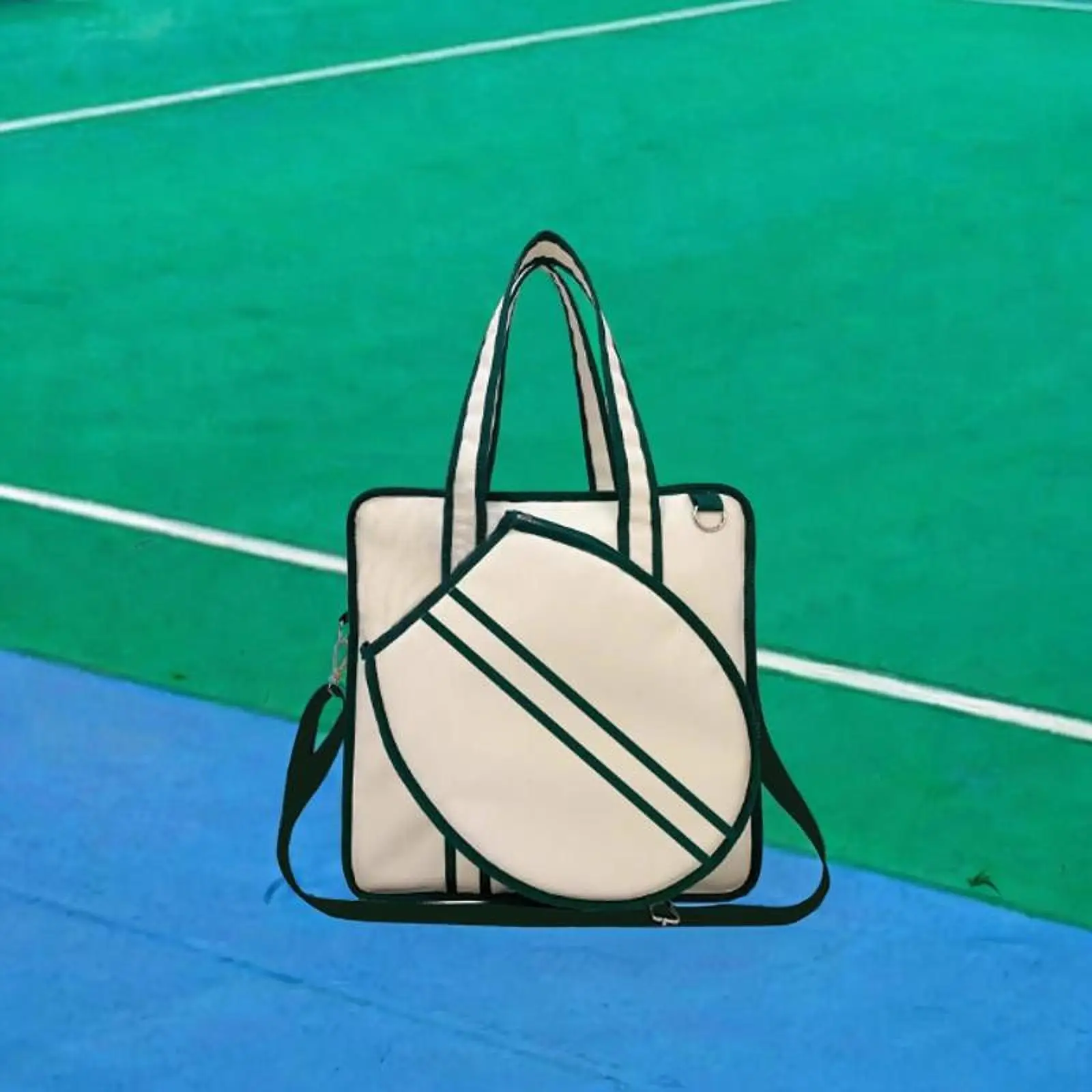 

Tennis Tote Bag with Adjustable Shoulder Strap for Women Men Badminton Bag