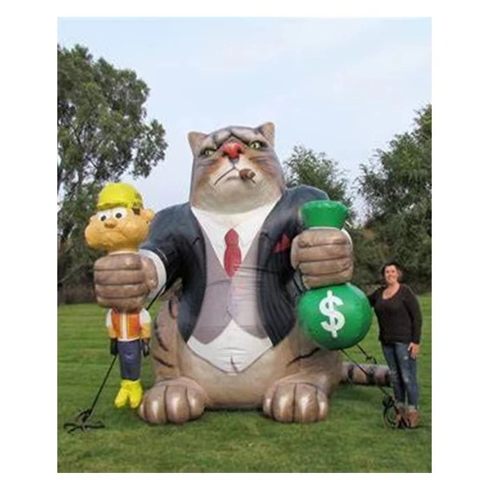 

2025 Hot Sale Giant Inflatable Cat, Corporate Inflatable Fat Cat for Advertising