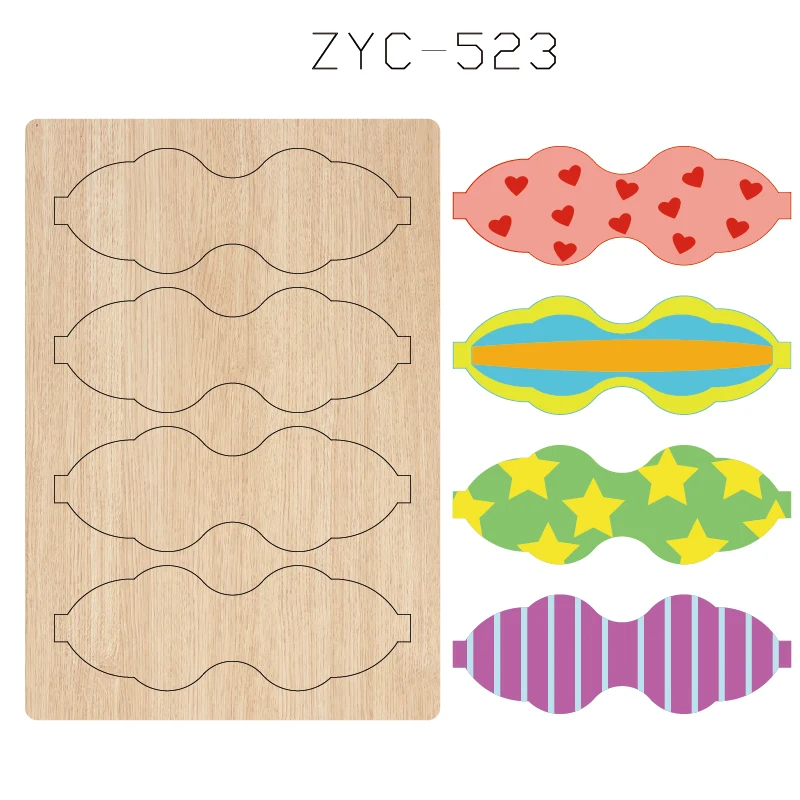 ZYC-523 bowknot Wooden Cutting Mold Suitable for Die-Cutting Machines