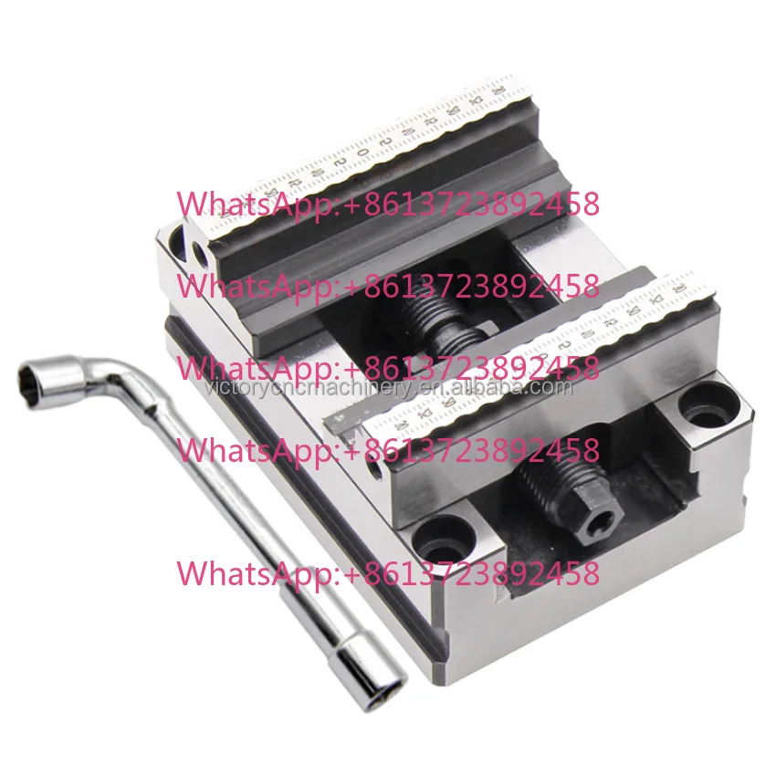 ZF60-80 Precision Four-Axis Turntable Fixture Self-Centering CNC Vise Rotary Table Device Concentric Fixture Flat Vise for CNC
