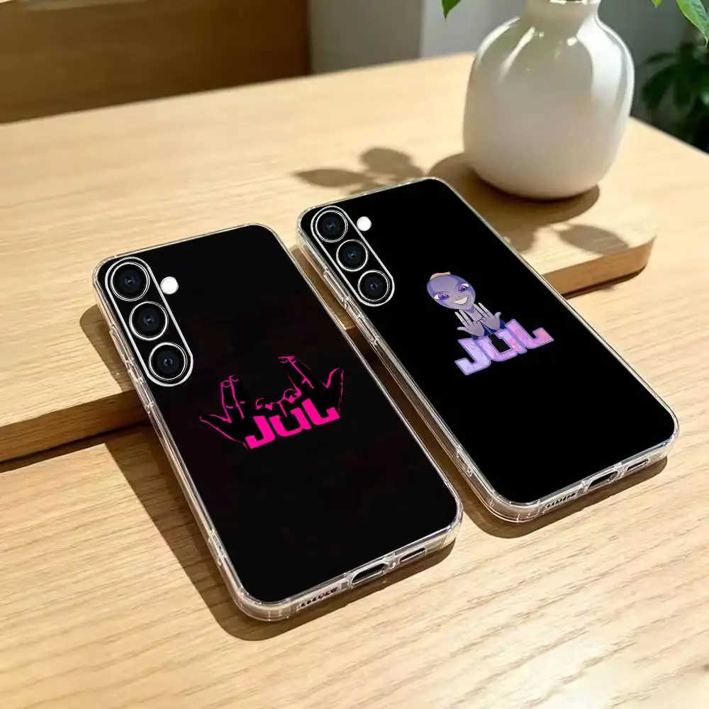 J-julien Mari Exclusive L-logo  Phone Case Transparent Soft Case For Samsung A73,A72,A71,A70,A51,A52,A53