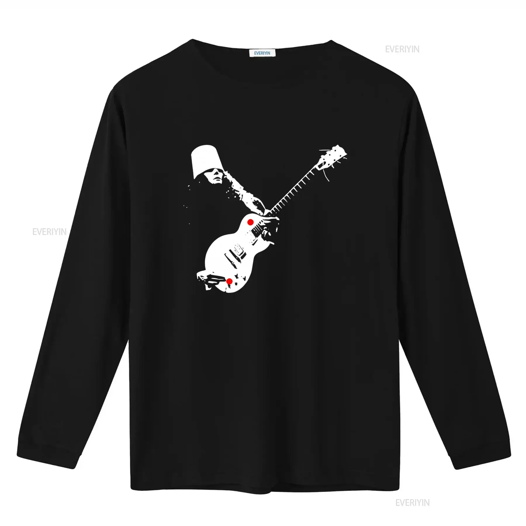 Buckethead Shooting Guitarist T shirt for Rock Music Lovers vintage Washed Soft Casual fashion designer clothes Slightly