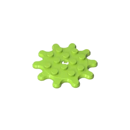 مكعبات بناء Gobricks GDS-90081 لوحة 4 × 4 معدات خاصة مع 10 أسنان متوافقة مع ليغو 35443 التقنية