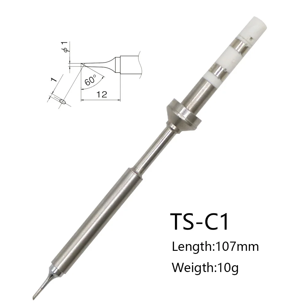 TS101/TS100/T85 Lötkolbenspitzen Ersatz Verschiedene Modelle der Spitze Elektrische Lötkolbenspitze K KU I D24 BC2 C4 C1 JL02