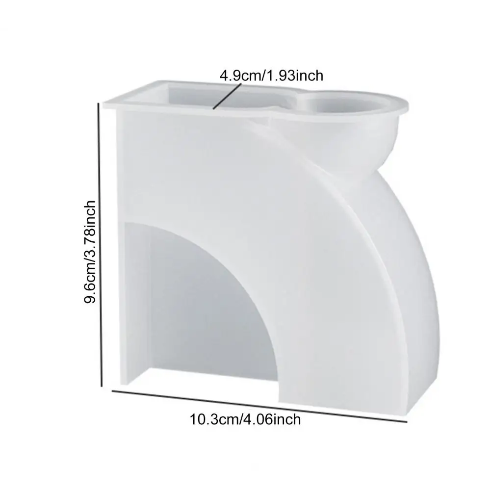 

DIY Candle Holder Mold,Aromatherapy Candles,Reusable Non-Stick Handmade Making Mold,Home Decor Supplies Gifts Candles Storage