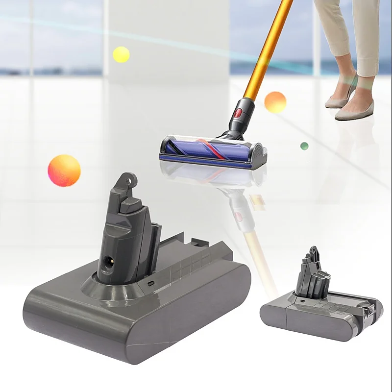 

21,6 В, 3000 мАч, 4000 мАч, сменный литий-ионный аккумулятор для пылесоса Dyson V6 DC58 DC59 DC61 DC62 SV03 SV04
