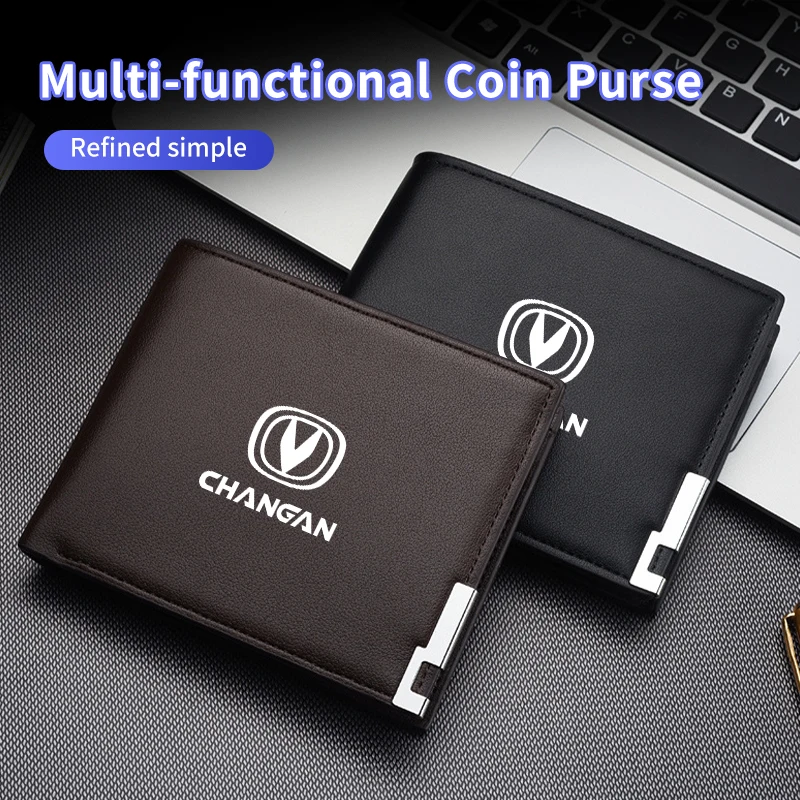 Car Interior Wallet Men Leather Wallets Multi Card Bag For Changan CS75 Plus CS95 CS35 Alsvin CS15 CS85 CS55 Eado CX20 CX70 Raet