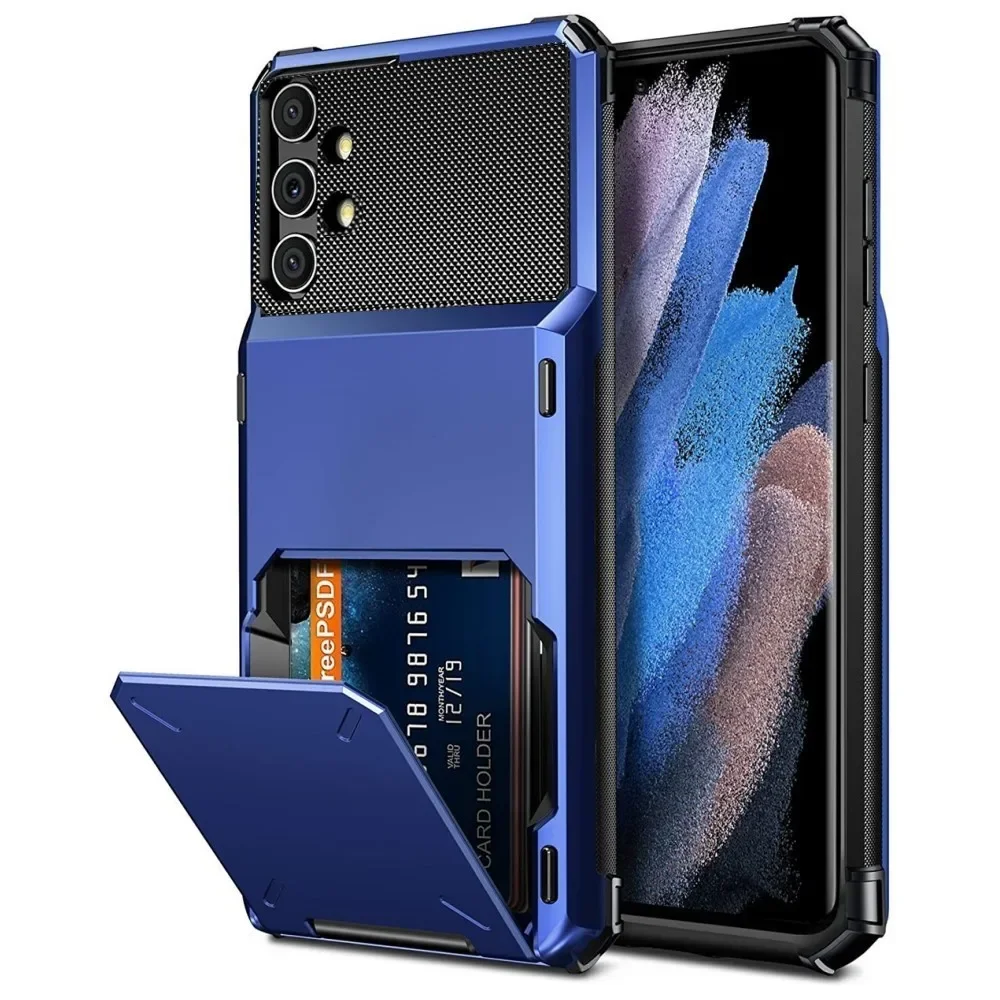 Wallet 4-Card Slot Credit Phone Case For Samsung Galaxy A32 5G Case Cover Samsung A32 SM-A326B Card Holder Cover For A 32 Funda